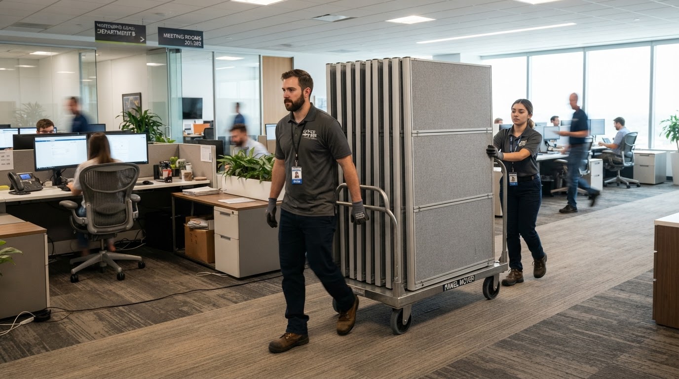 Office Cubicle Movers: A Guide to Modular System Relocation