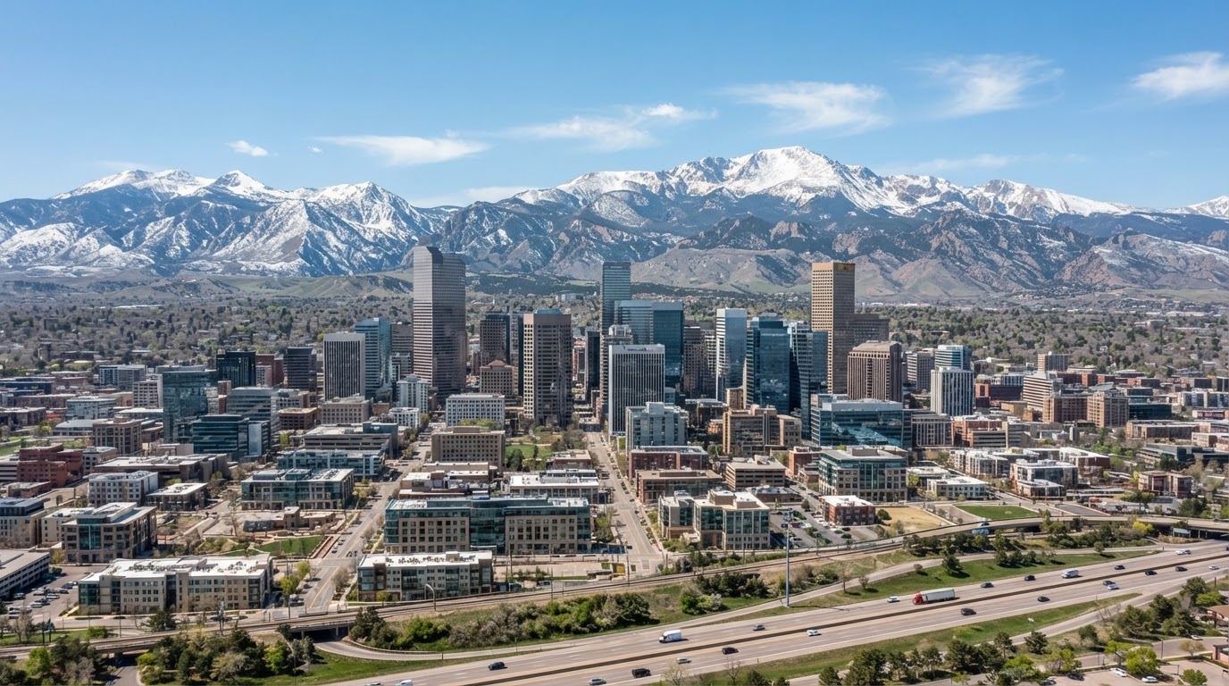 Alaska commercial office skyline and office furniture moving directory