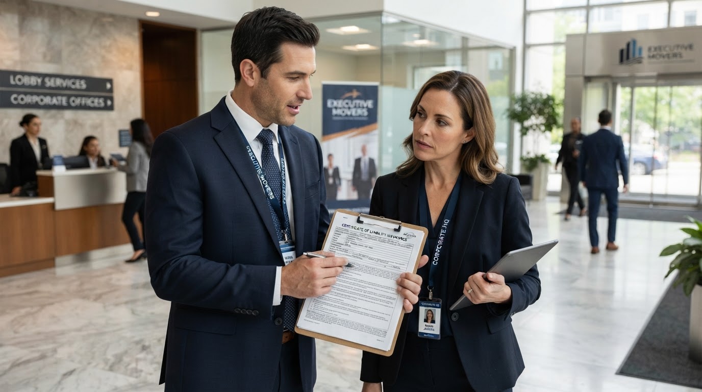 Commercial Mover Certifications & COIs: What Every Facility Manager Must Verify