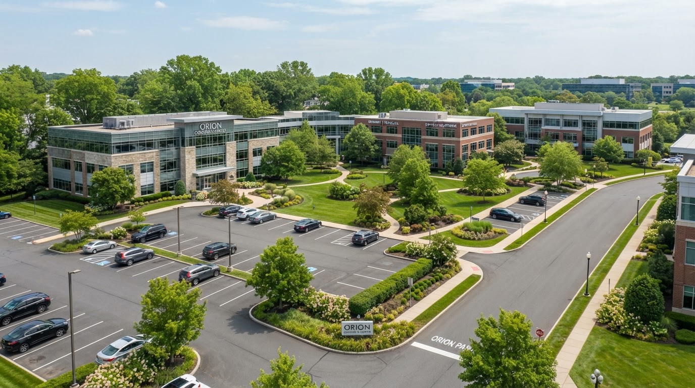 Indiana commercial office skyline and office furniture moving directory
