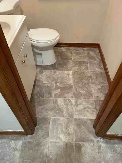 Entryway floor installed by American Flooring LLC