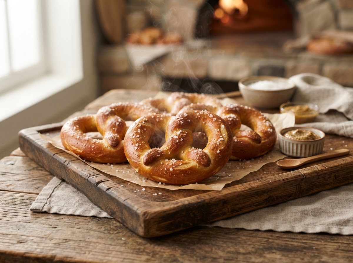 Warm Pretzels from Emmy's Lemmy's