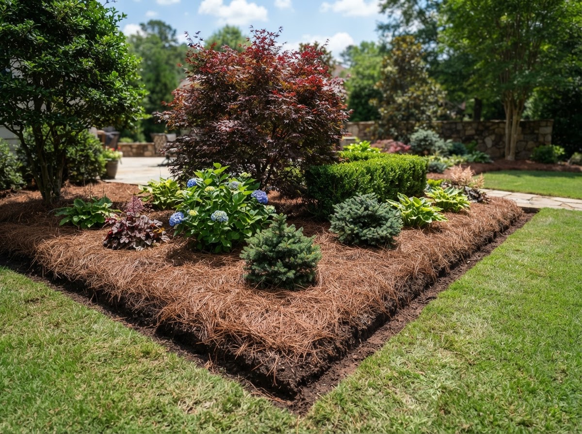 Pine Needle Installation