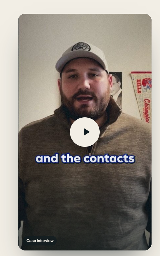 Adam Brophy — case interview