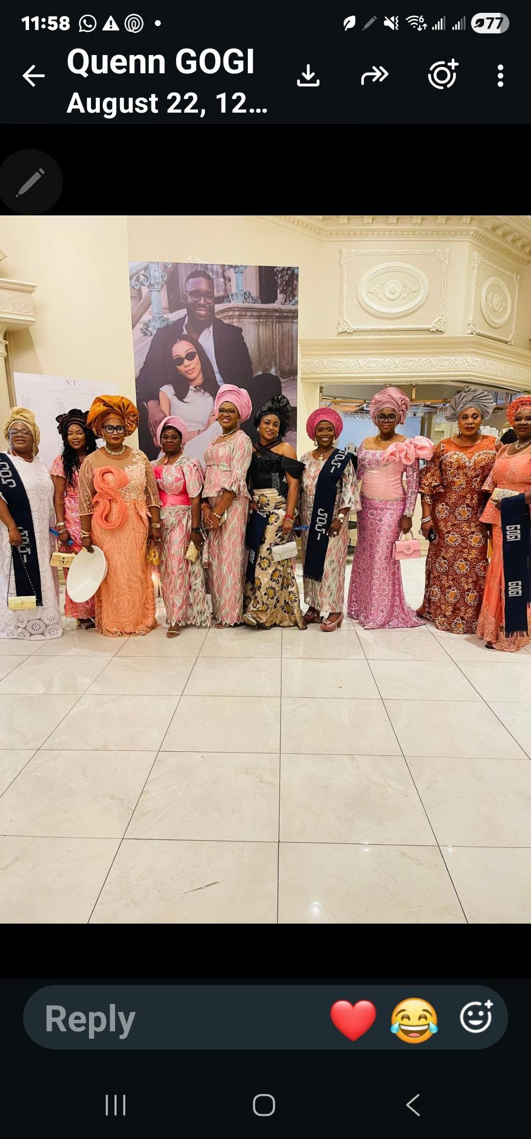 Mrs. Mercy Iyamu β President, St. Maria Goretti Old Girls' International Canada Chapter with Sisters