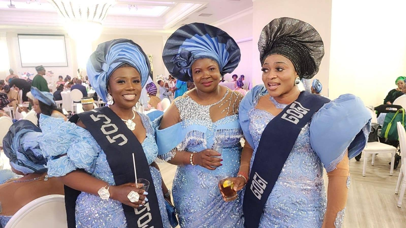 Toronto Wedding Sisters in Sky Blue Lace