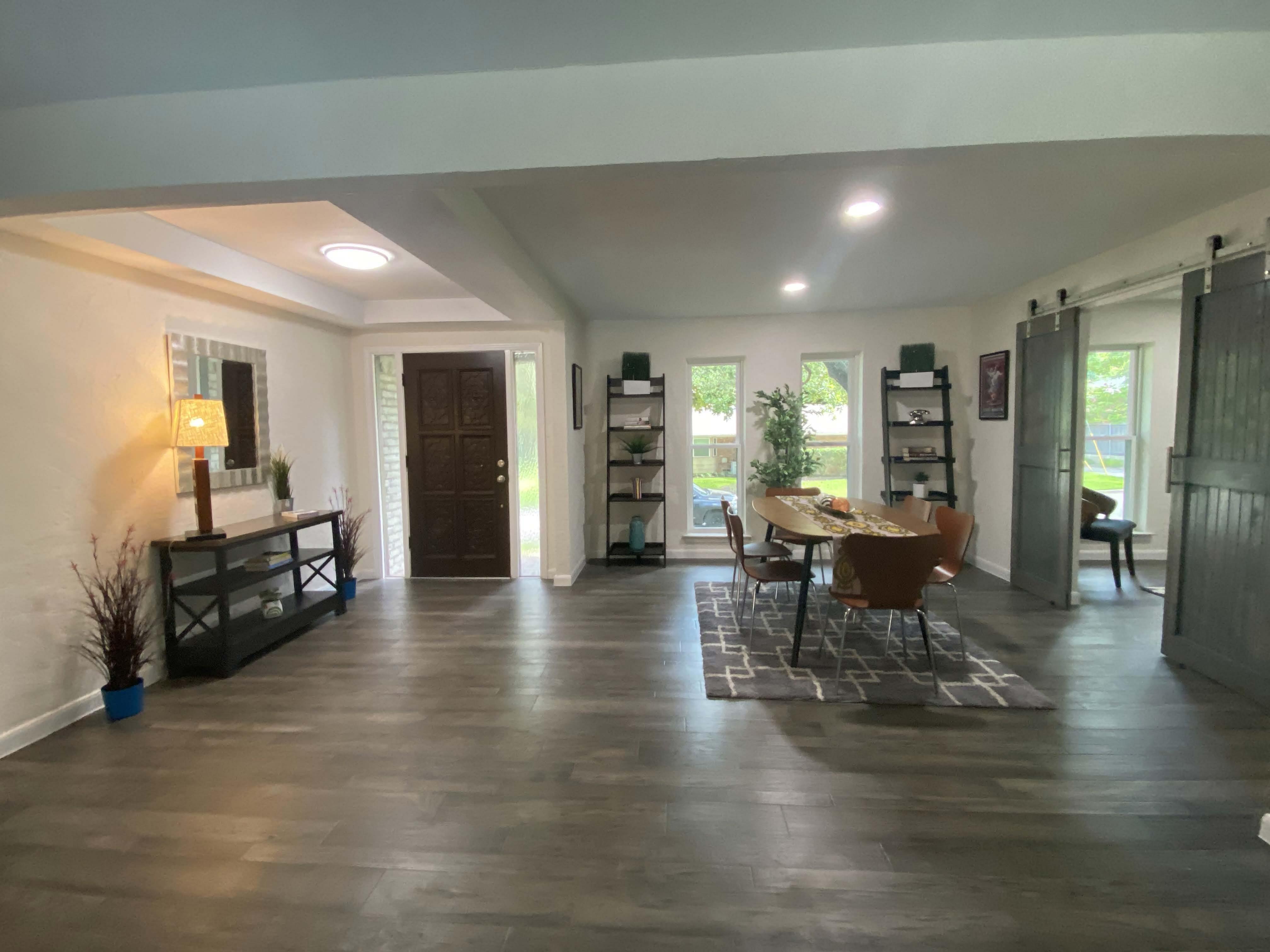 Completed Millridge Drive open-concept dining area
