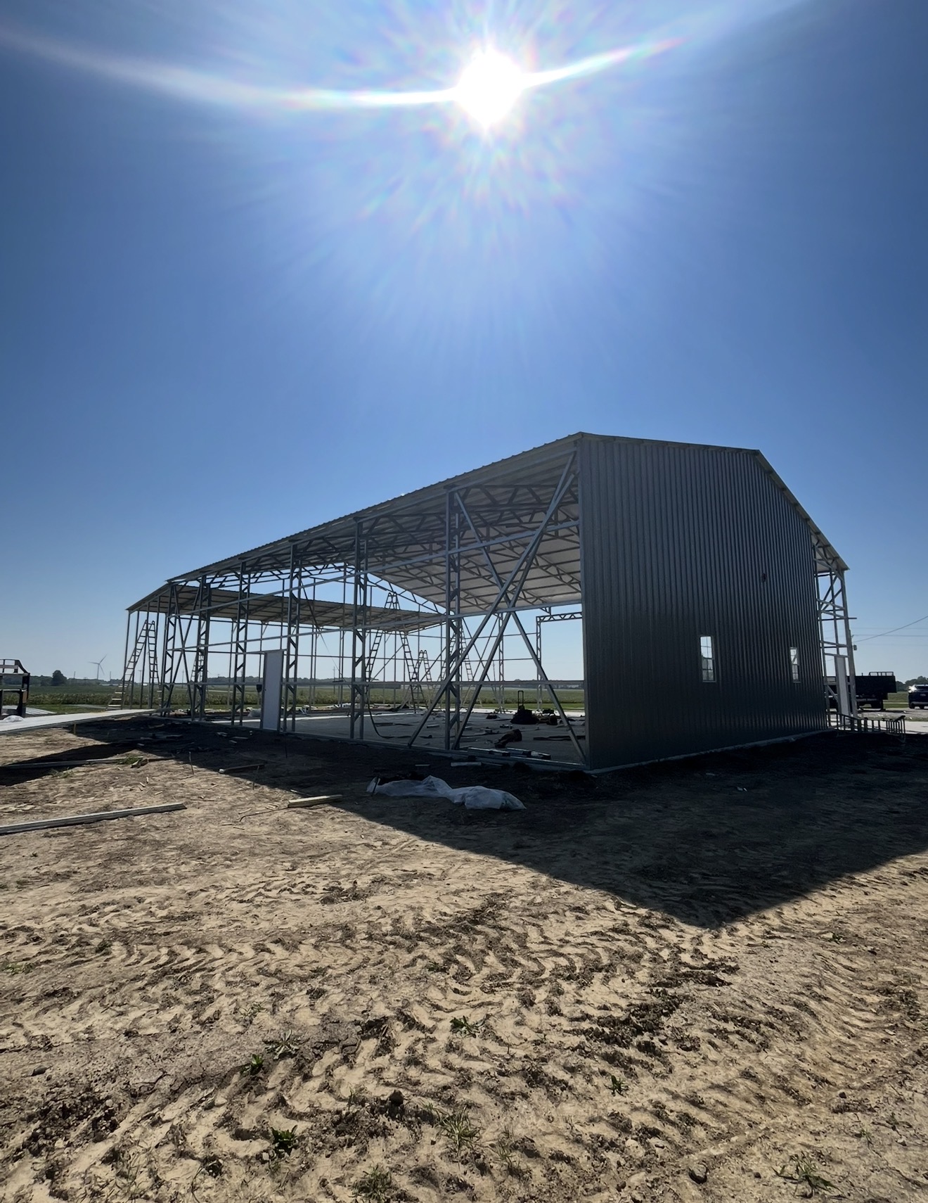 Industrial Clear-Span Steel Superstructure