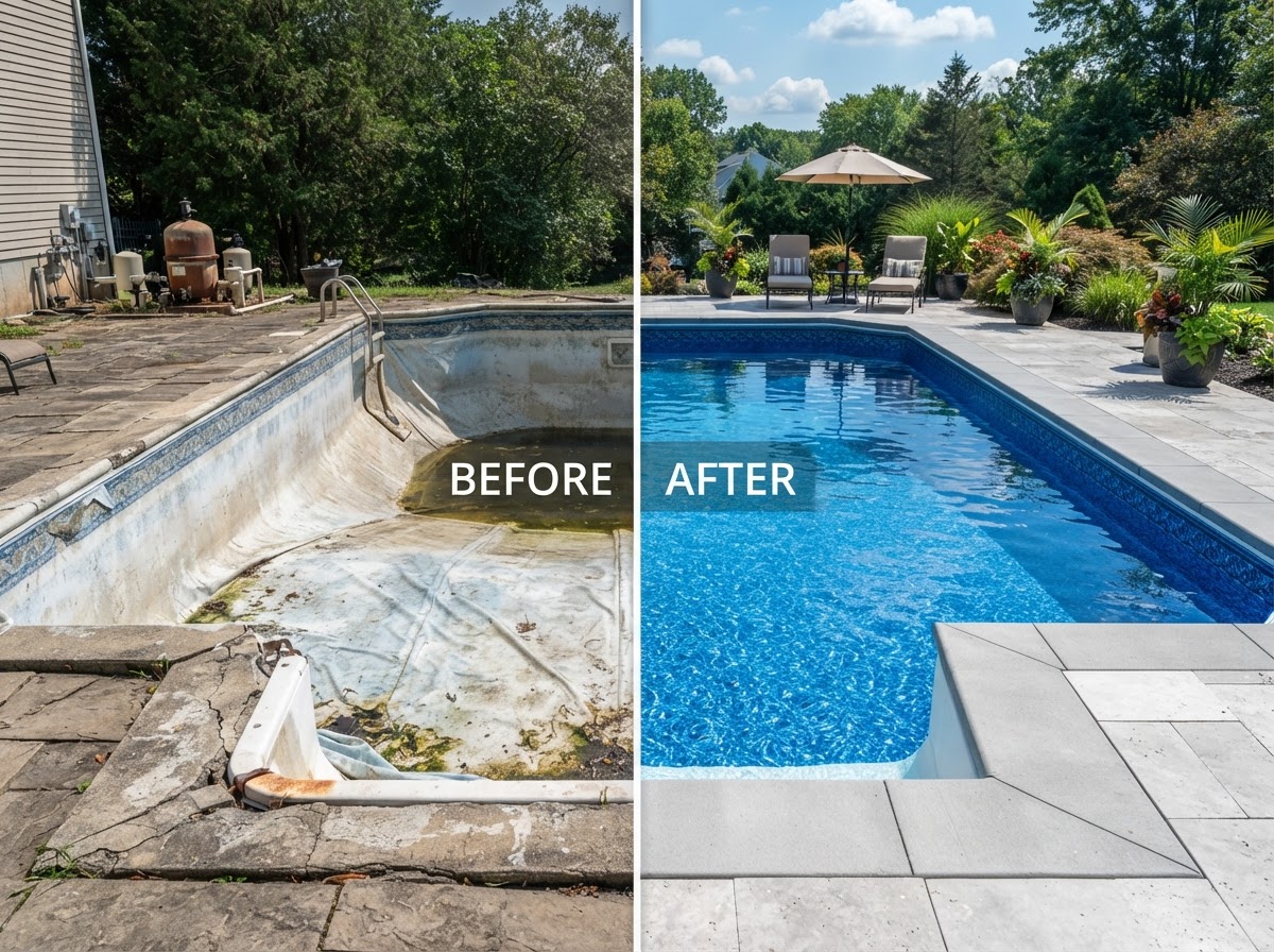 Vinyl Liner Replacement in Swansea, MA