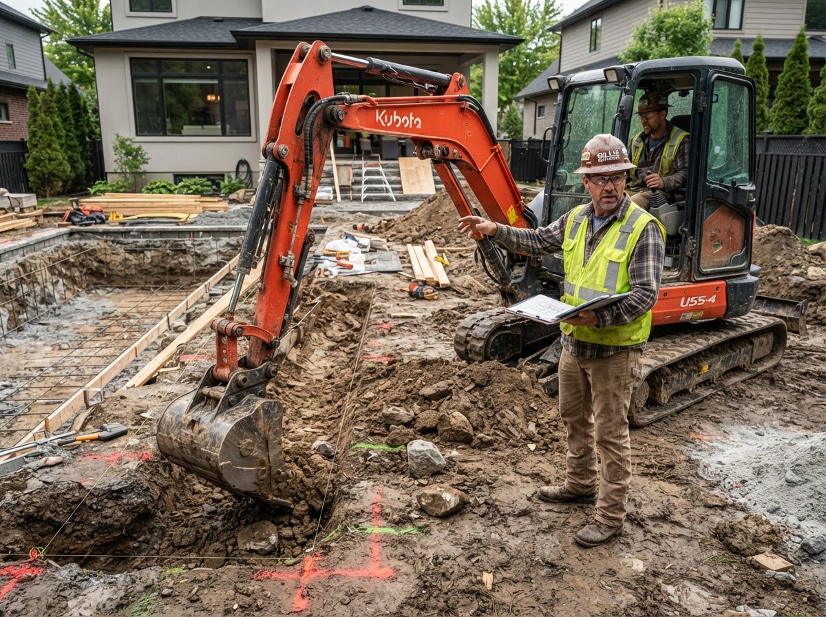 Site Work and Pool Excavation in Swansea MA