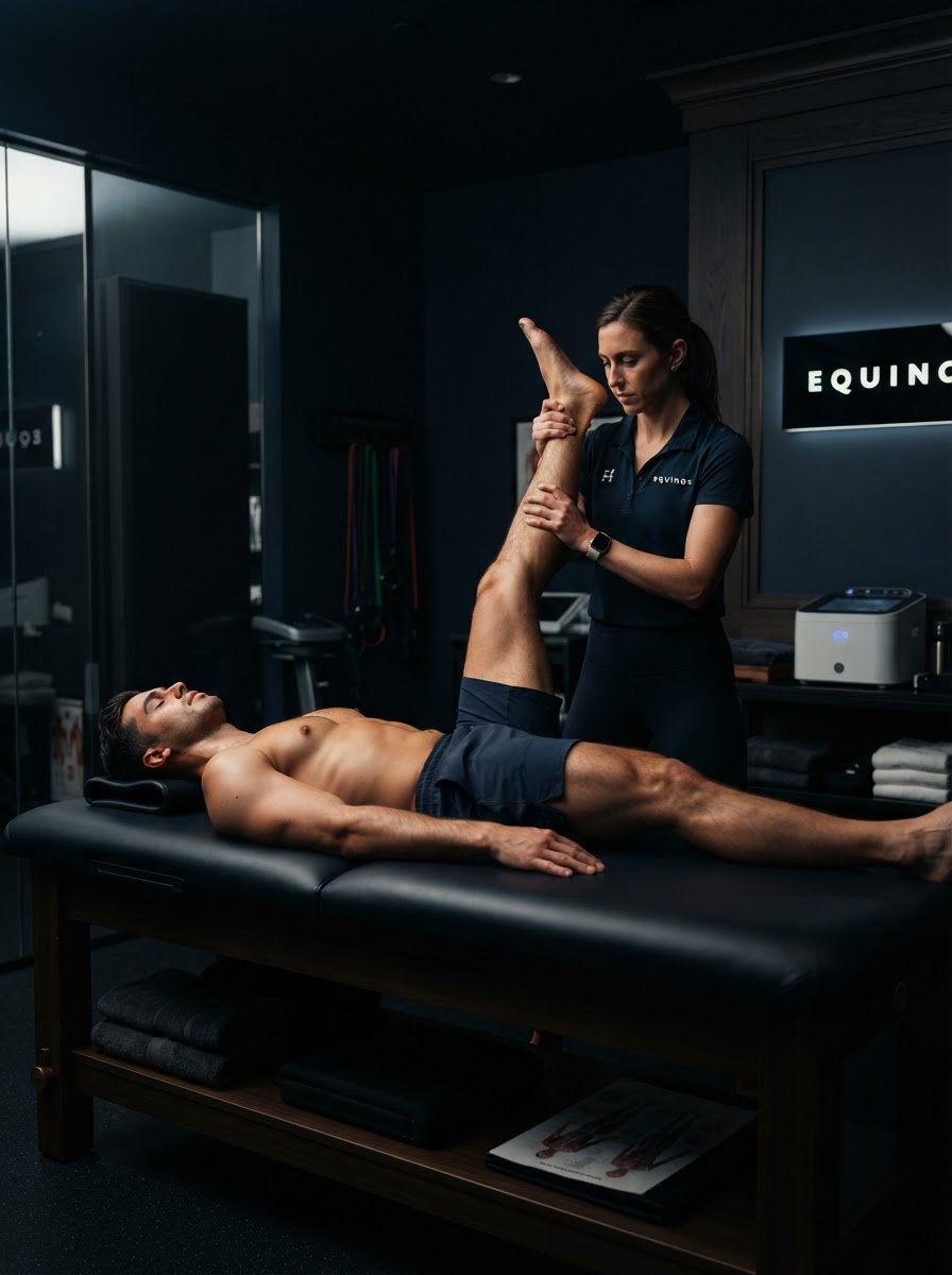Assisted stretching recovery experience