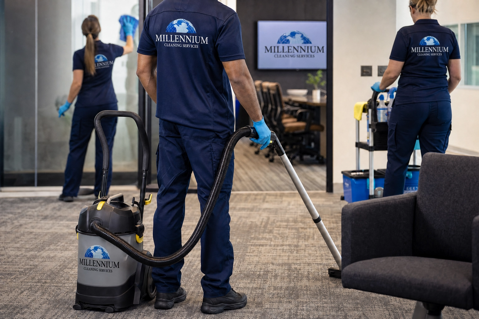 Millennium Cleaning professional team