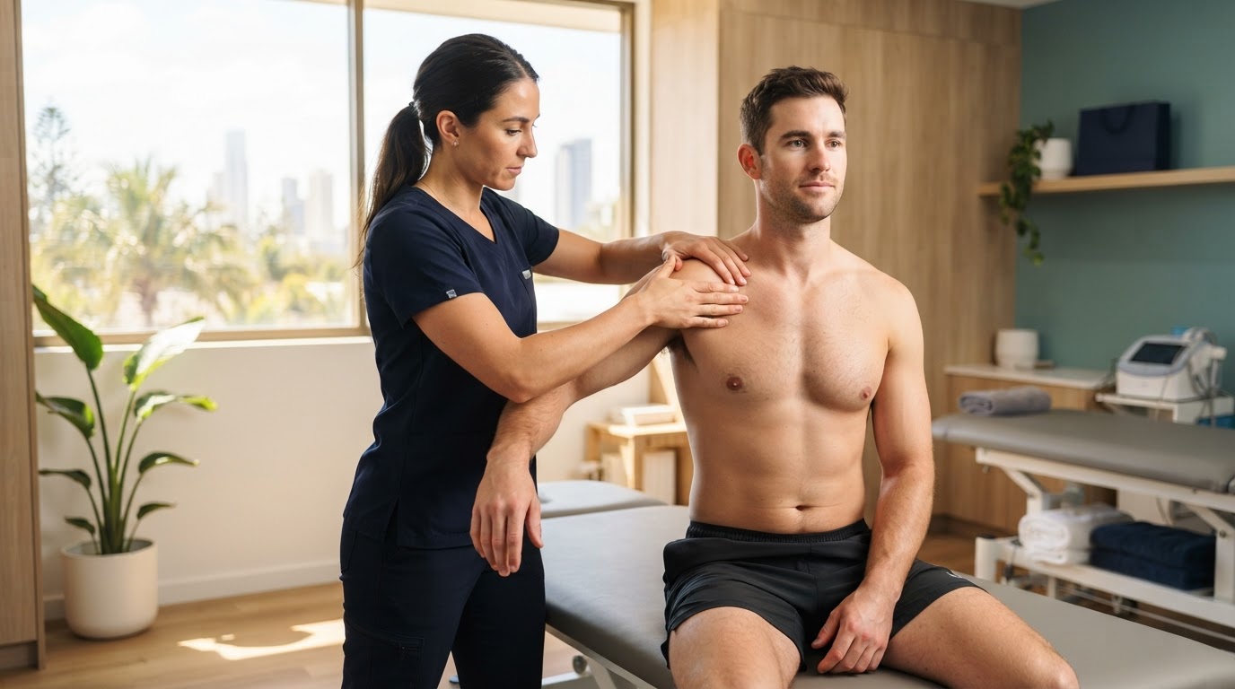 Shoulder Pain Chiropractor Gold Coast treatment at Surfers Paradise Chiropractic