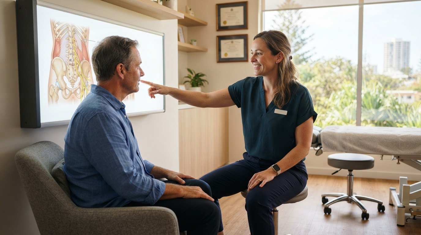 Sciatica Symptoms Chiropractor Gold Coast — Surfers Paradise chiropractic care, Gold Coast QLD