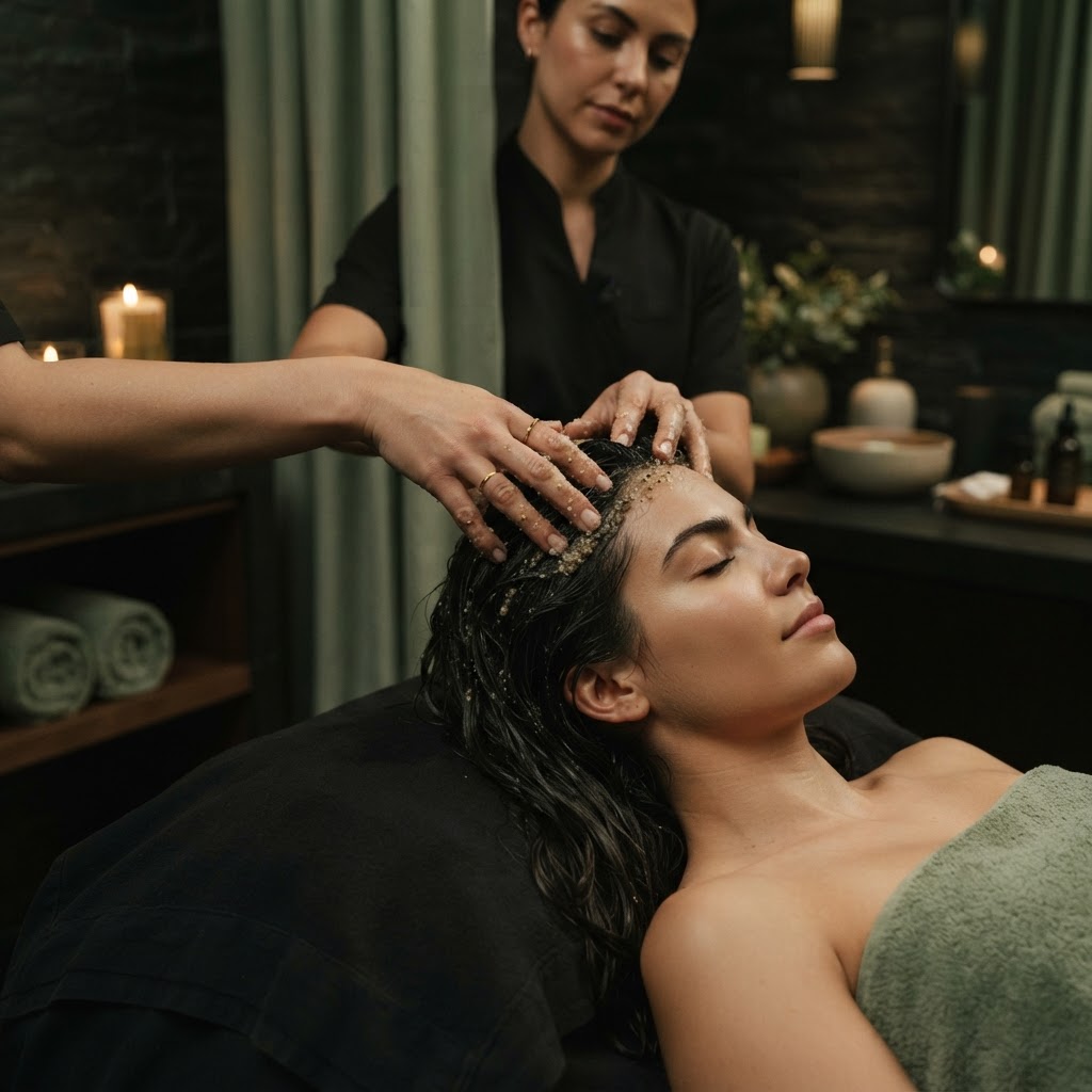 Step 2: Exfoliating Scalp Scrub