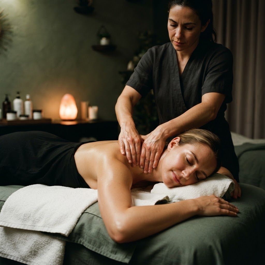 Step 6: Neck and Shoulder Massage
