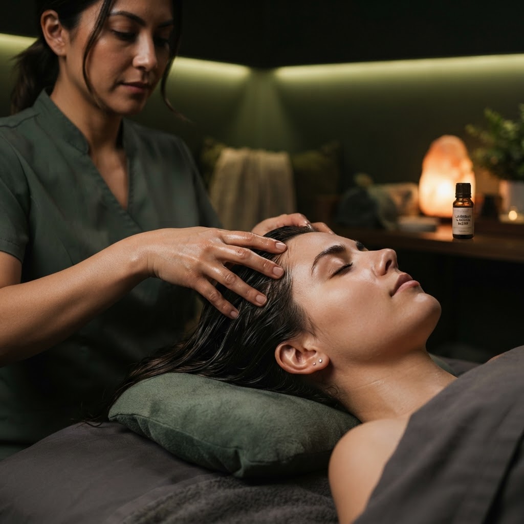 Step 3: Relaxing Oil Massage