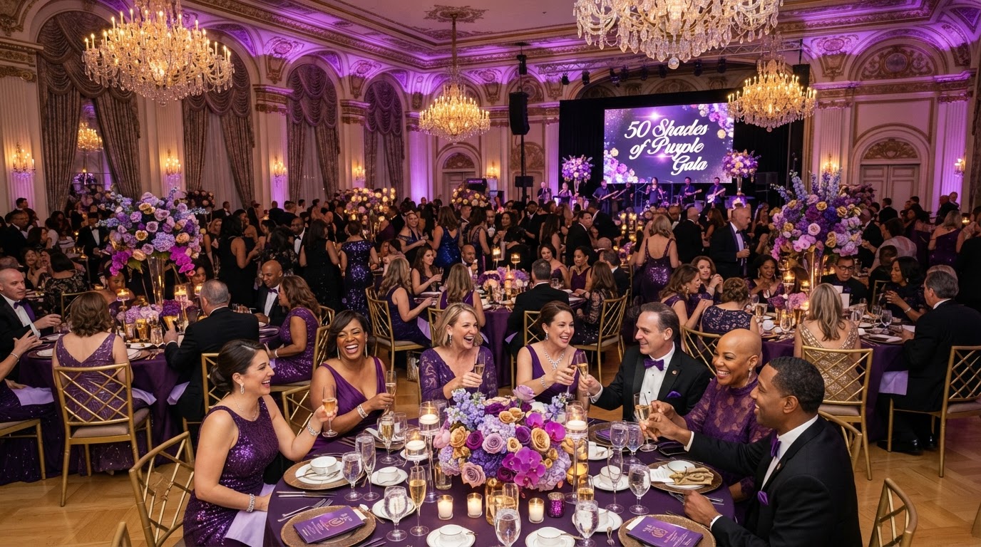 50 Shades of Purple Gala Banquet