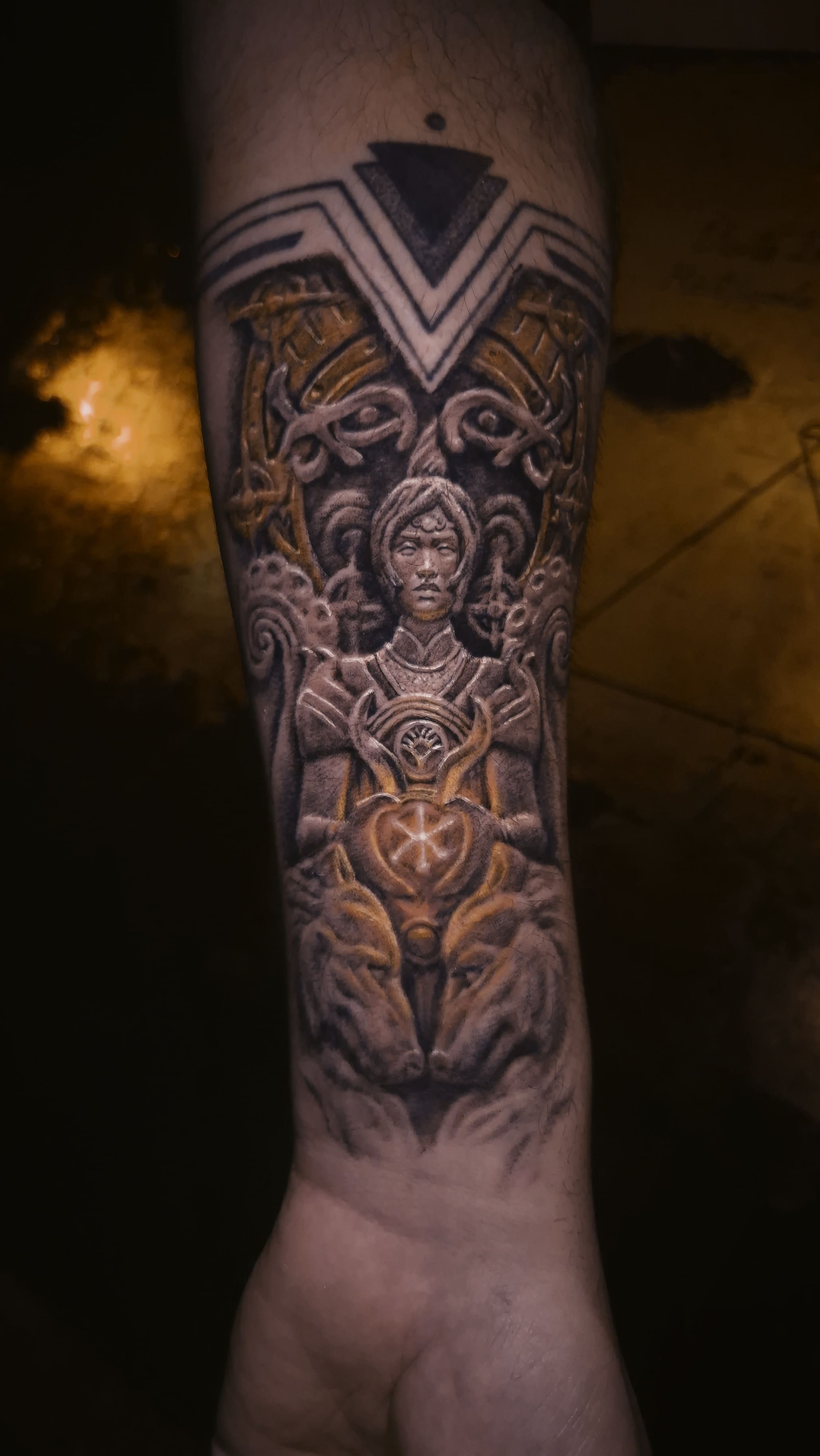 Altar Sagrado & Guardiã Mística (Litotattoo)