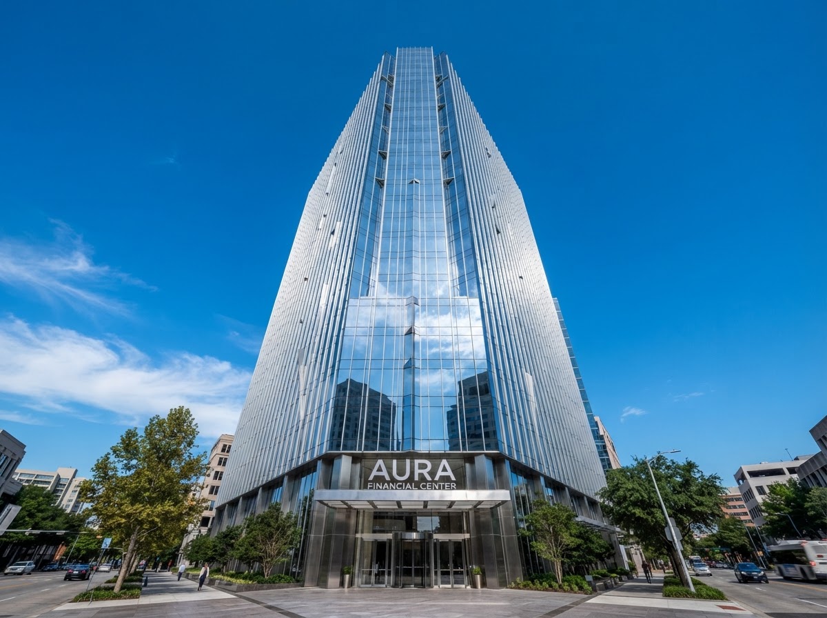 Modern commercial office building