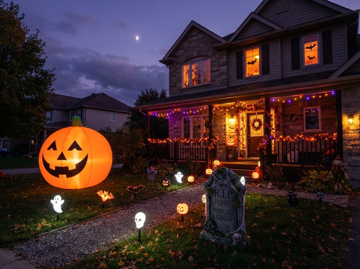 Halloween decorations outdoor