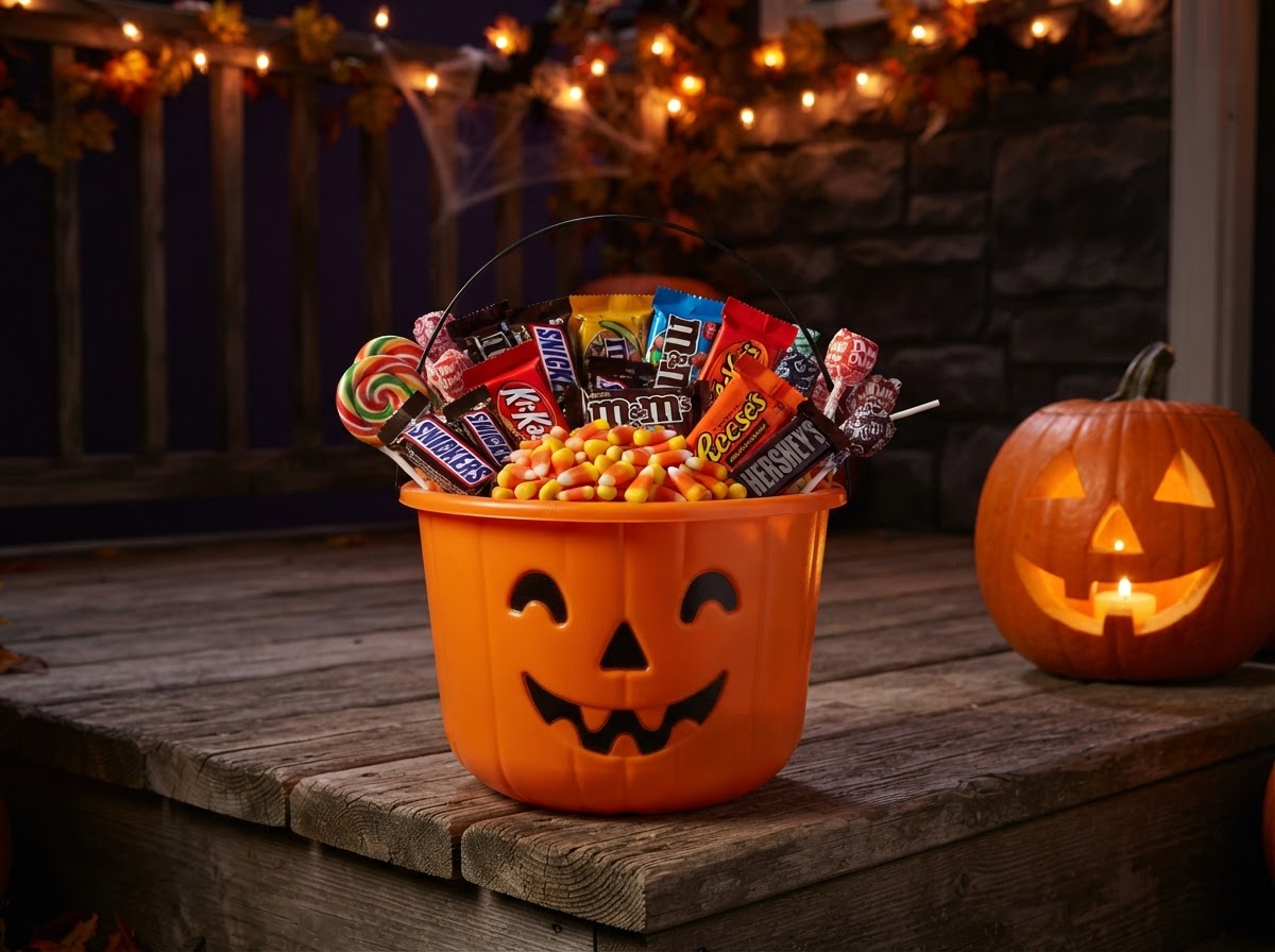 Halloween candy bucket