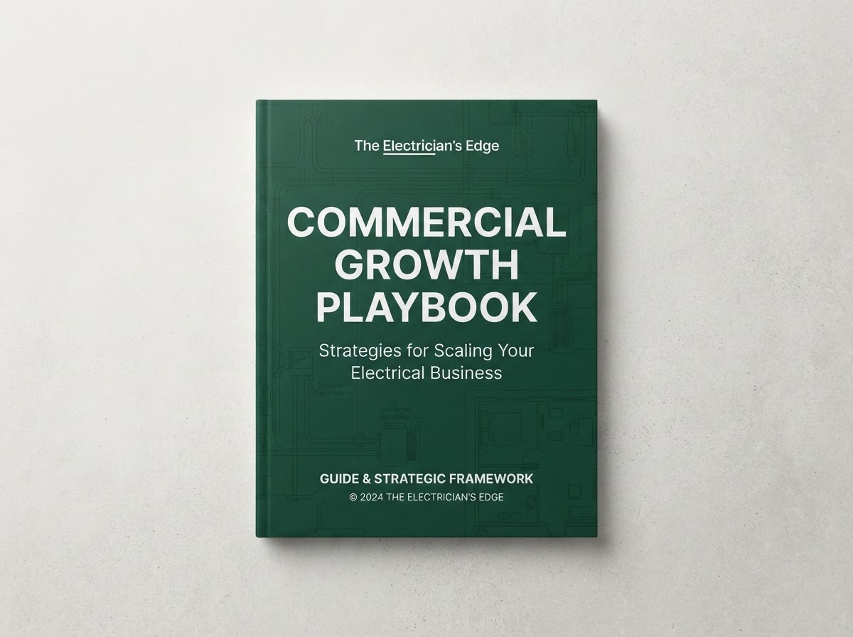 Commercial Growth Playbook PDF guide cover with green branding