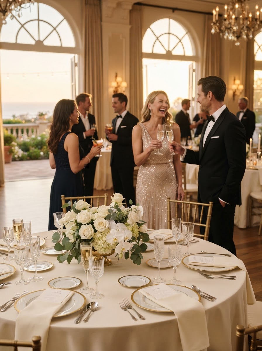 Atmospheric inspiration — sophisticated professional gala reception