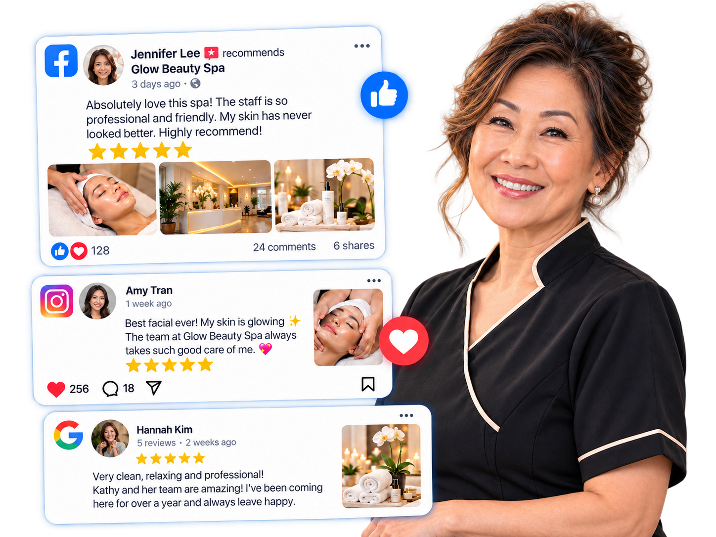 Bằng chứng xã hội đa kênh & đánh giá khách lan truyền