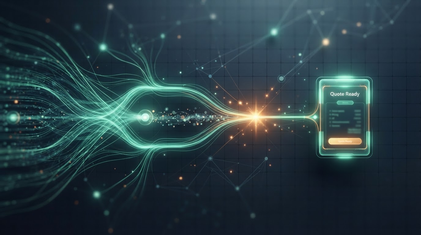 Quote Ready AI automation — leads flowing into ready quotes