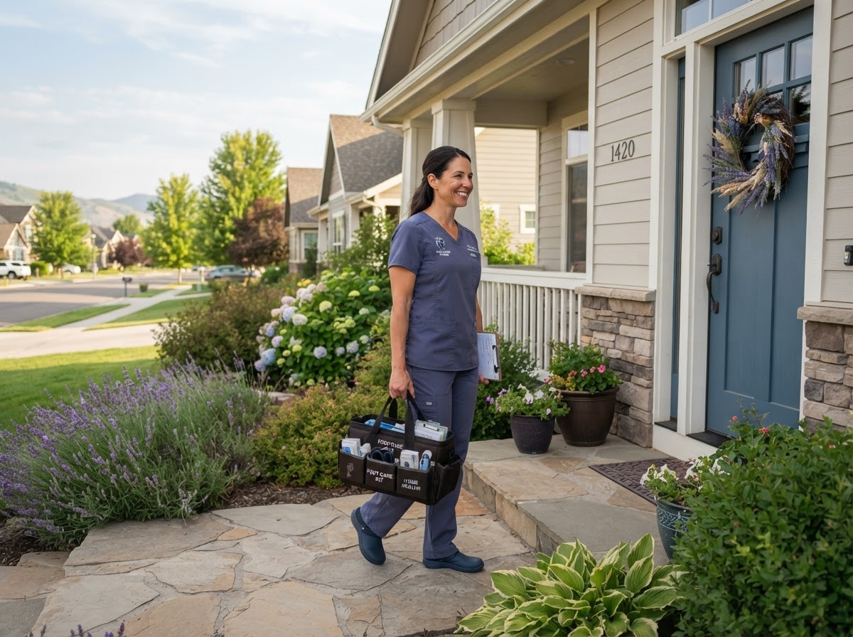 Convenience — No waiting rooms, no travel stress, in-home mobile foot care from Sole Works, LLC