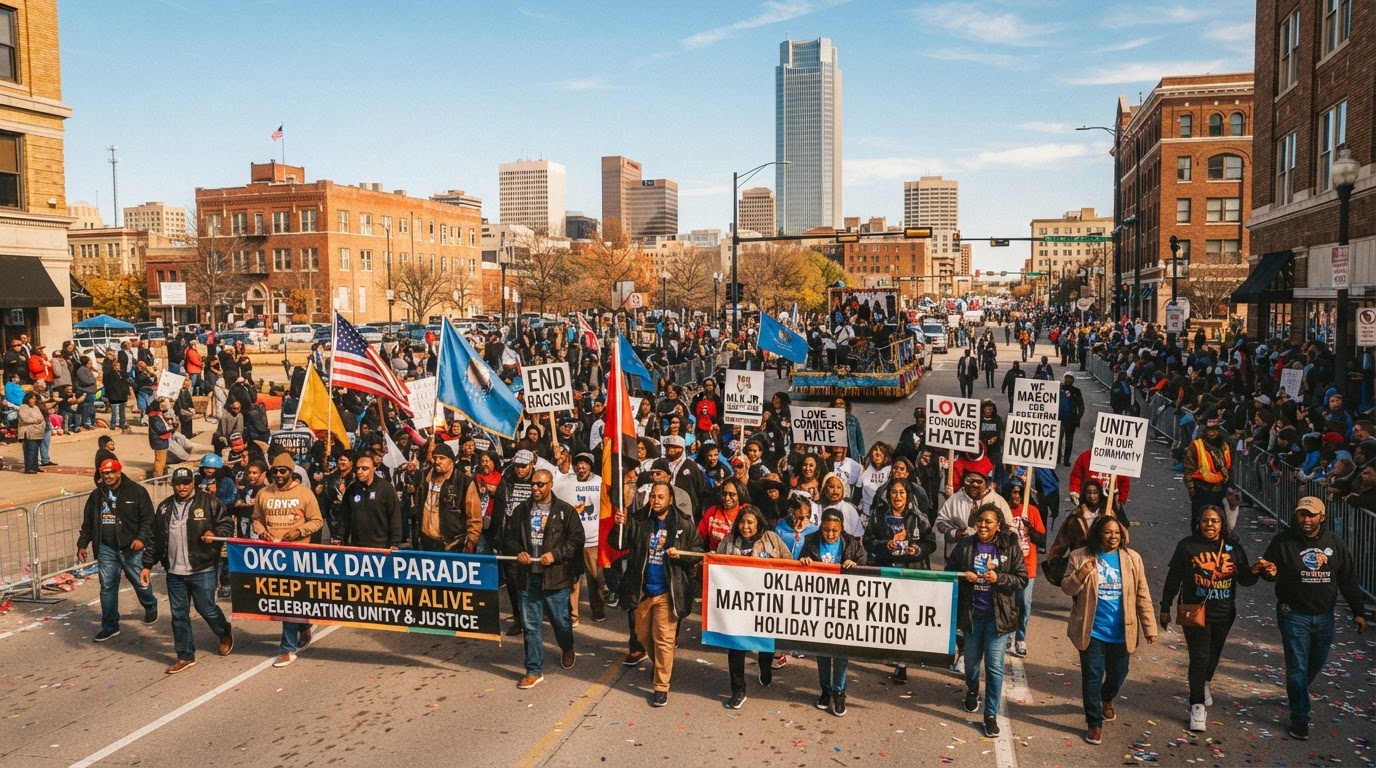 Oklahoma City MLK Jr. Holiday Parade on Broadway
