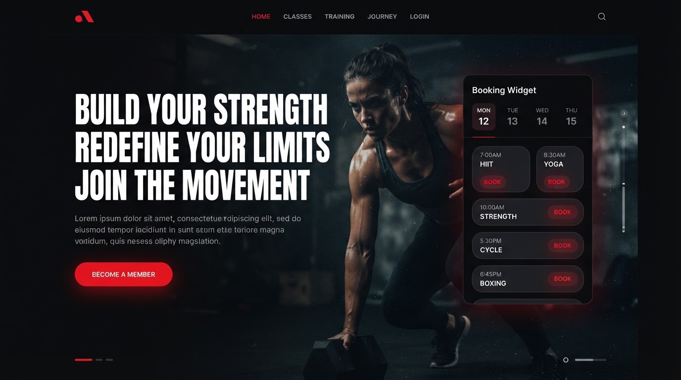 Velaia — Velaia website design (Fitness & Wellness)