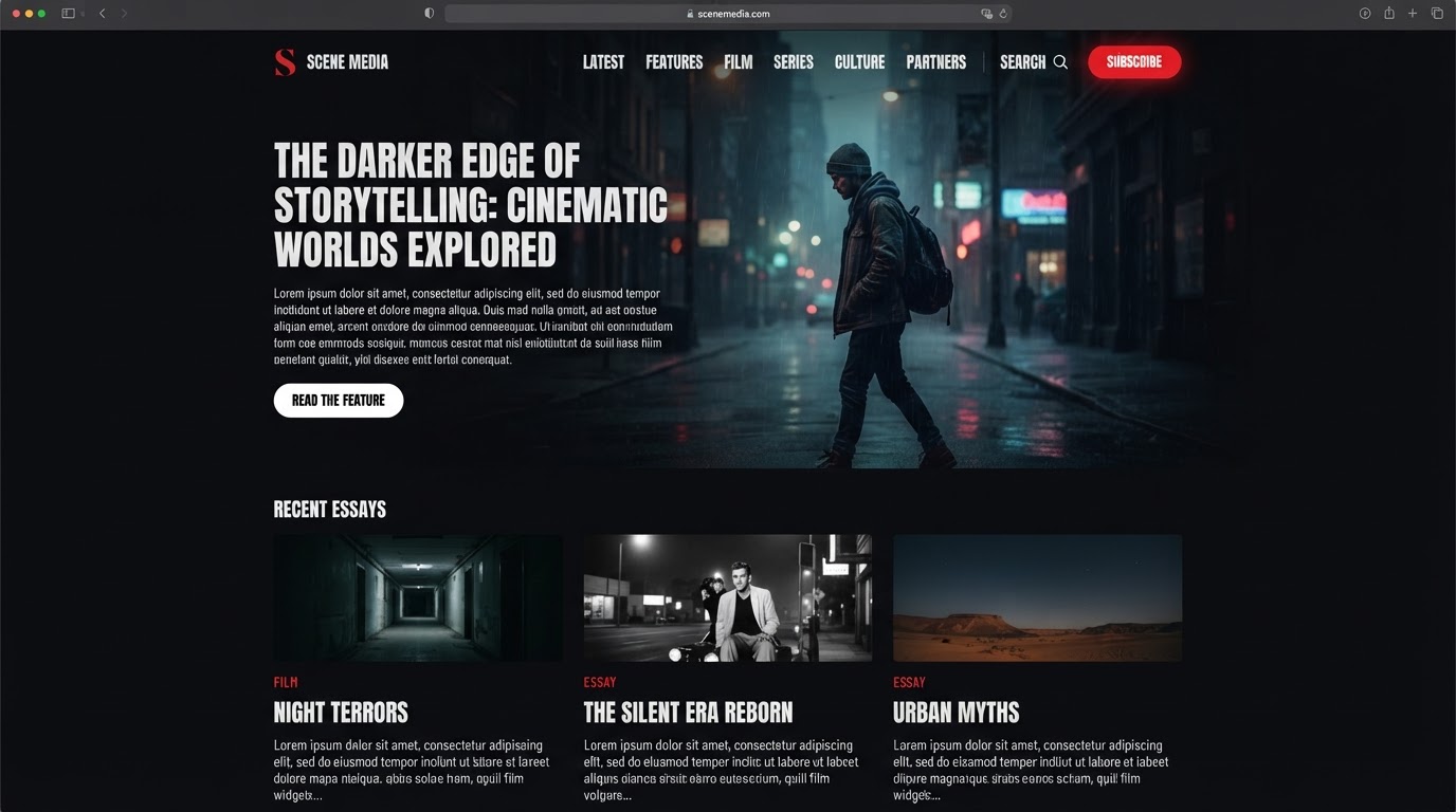 Mesaère — Mesaère website design