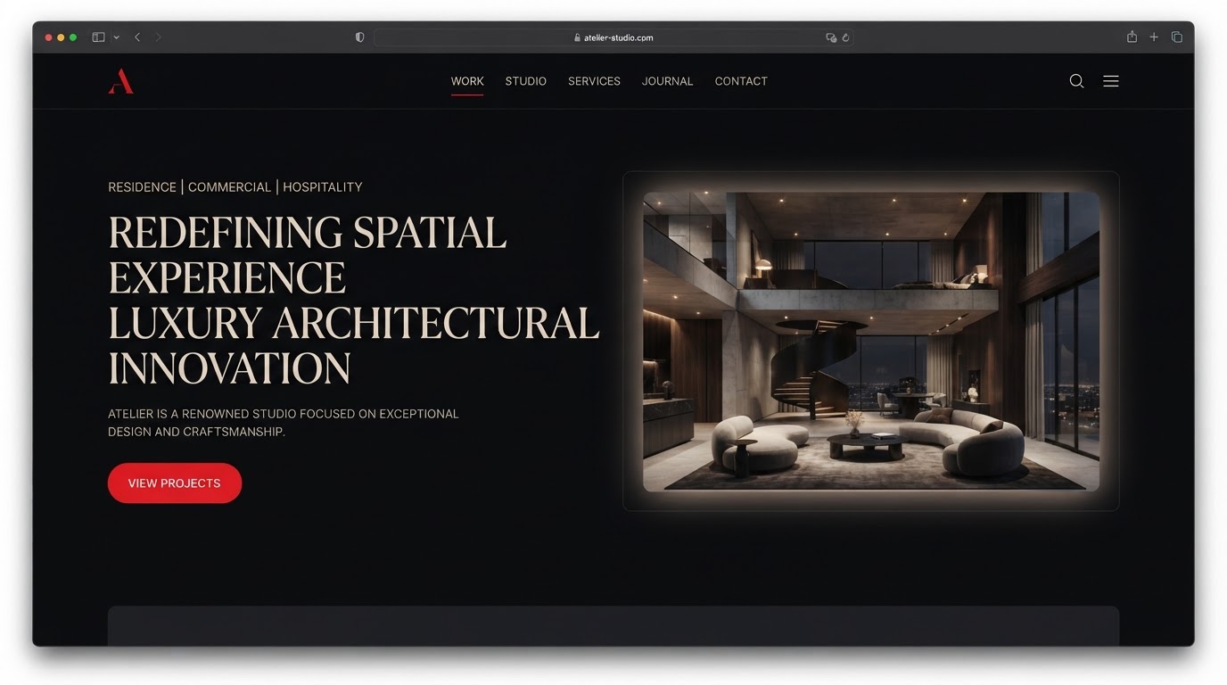Lumus Atelier — Lumus Atelier website design