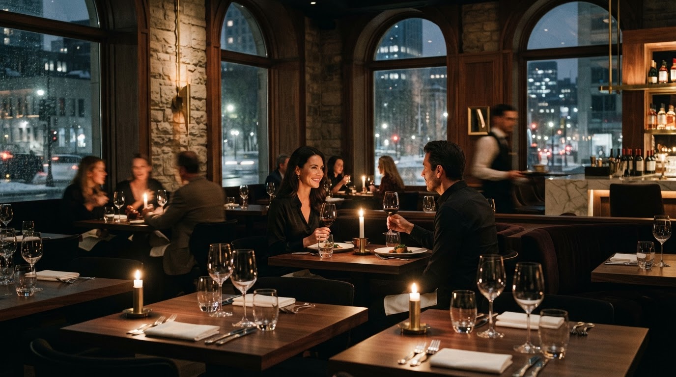 Salle intime du restaurant LE SILO