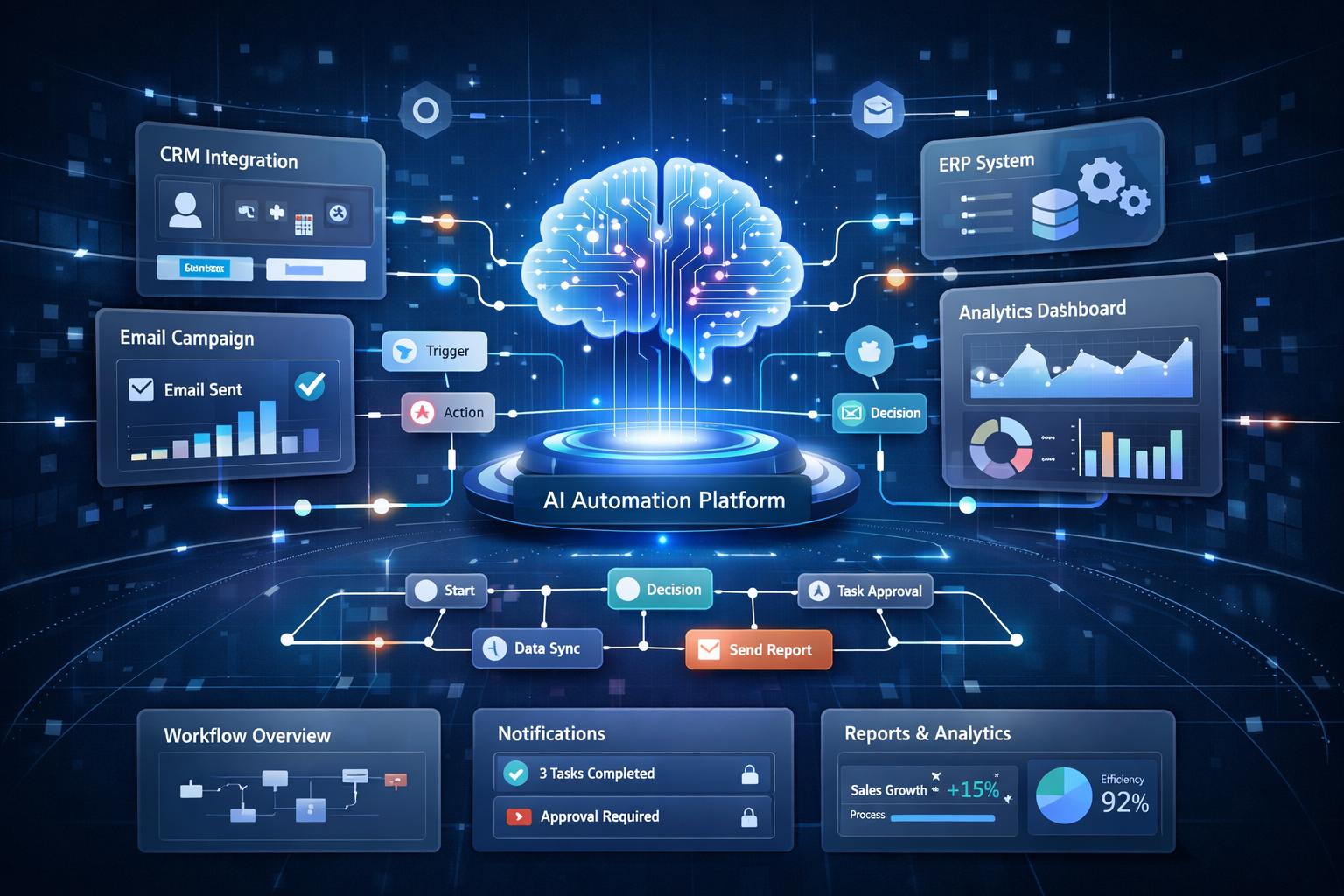 AI Automation Platform & CRM Architecture