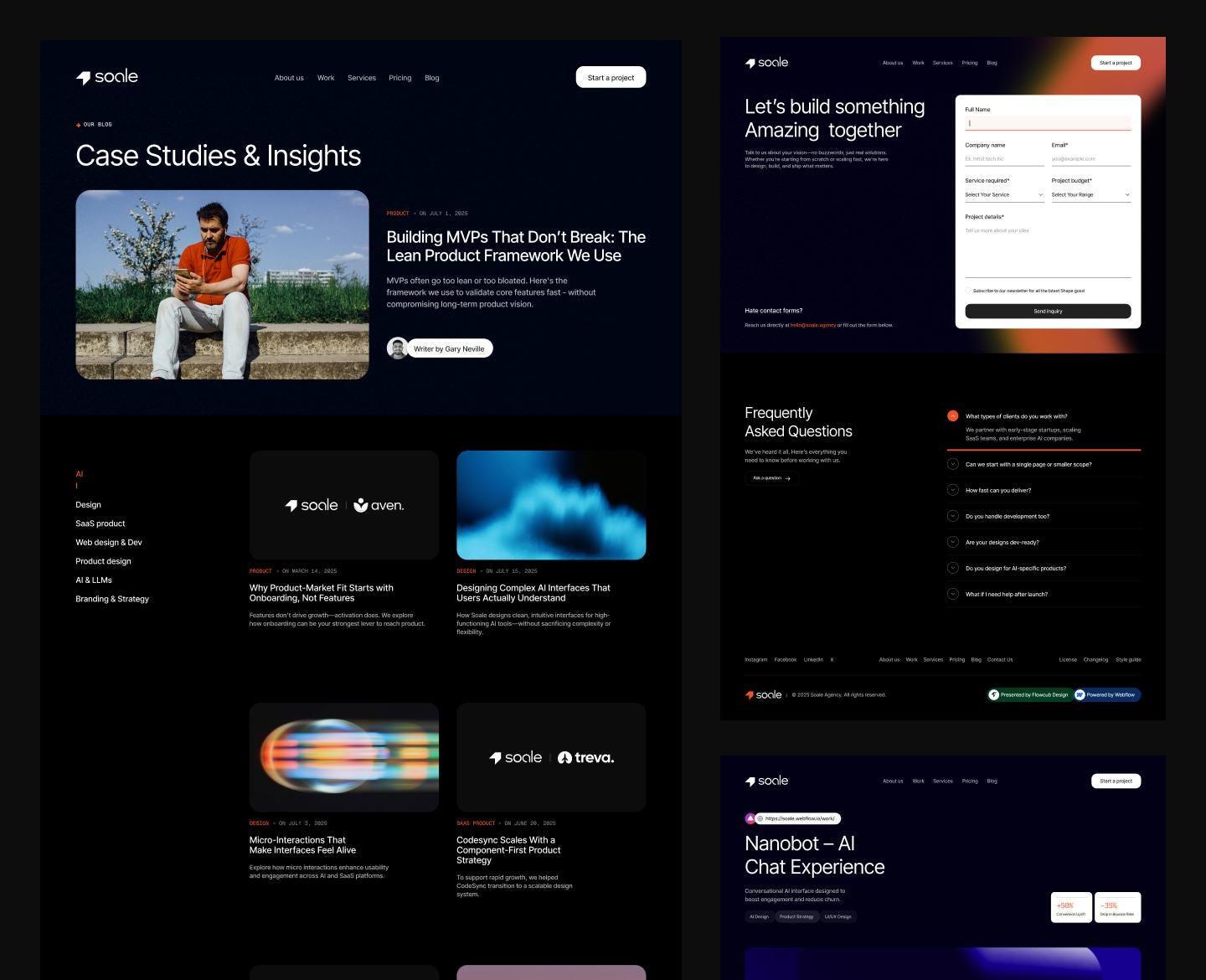 Case Studies, Insights, and Connected Platform