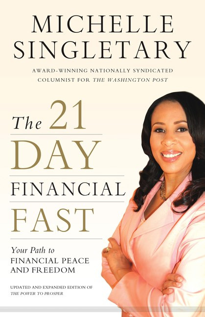 The 21-Day Financial Fast by Michelle Singletary — book cover.