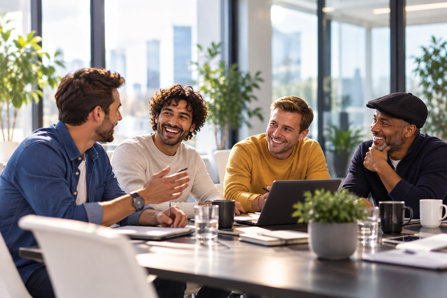 Founders collaborating at the table during The 2027 Boardroom