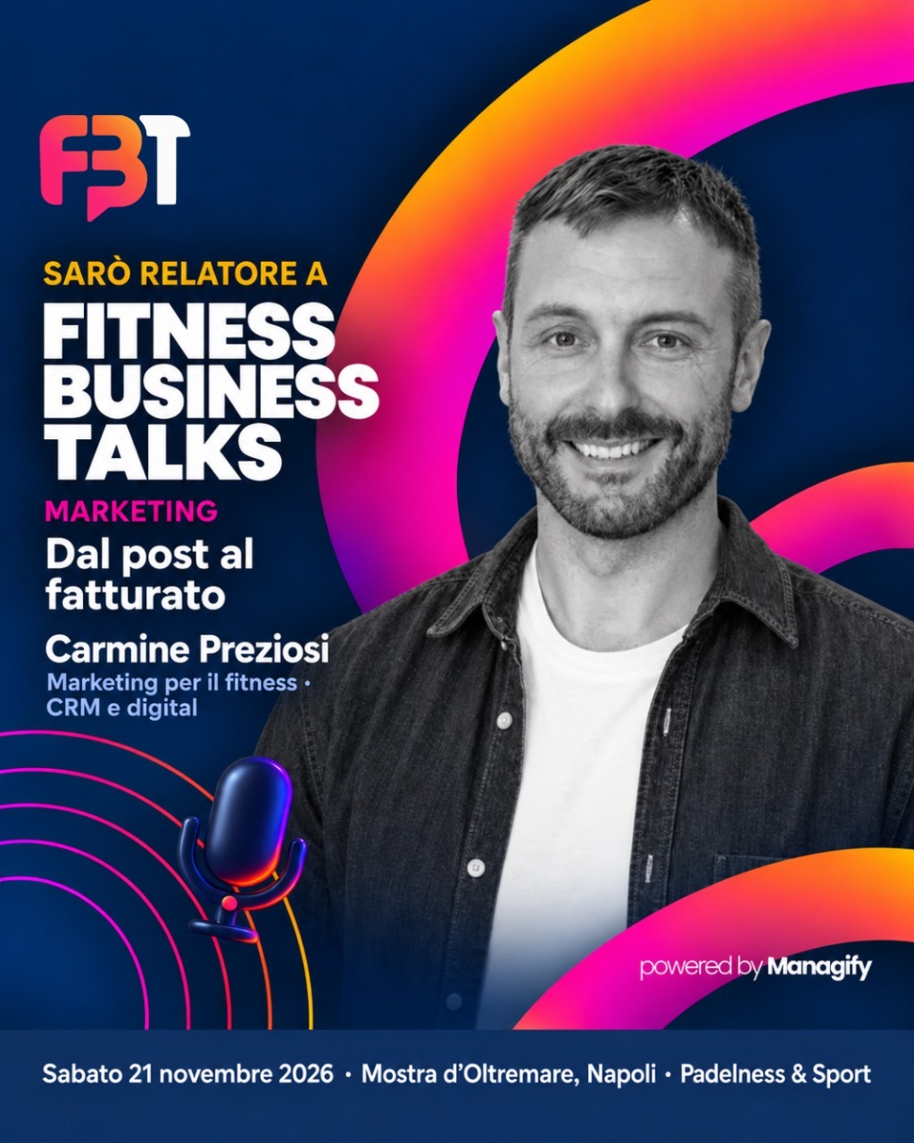 Locandina ufficiale Fitness Business Talks