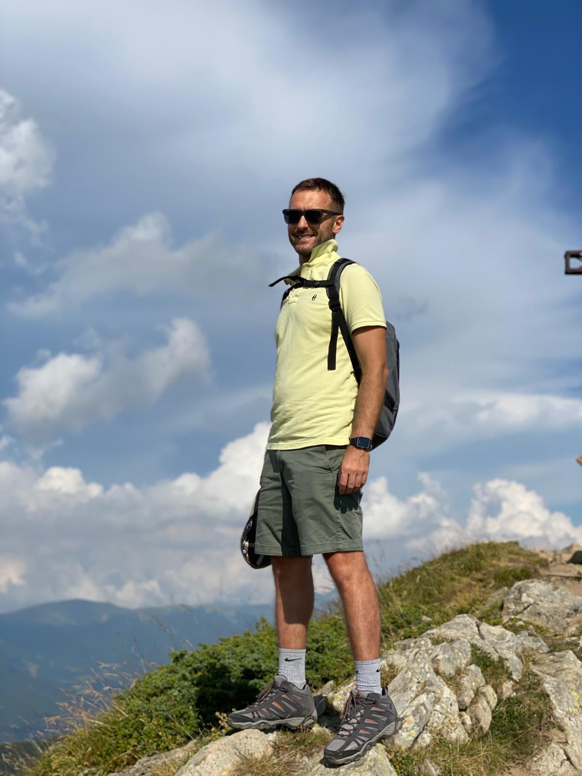 Carmine Preziosi in montagna