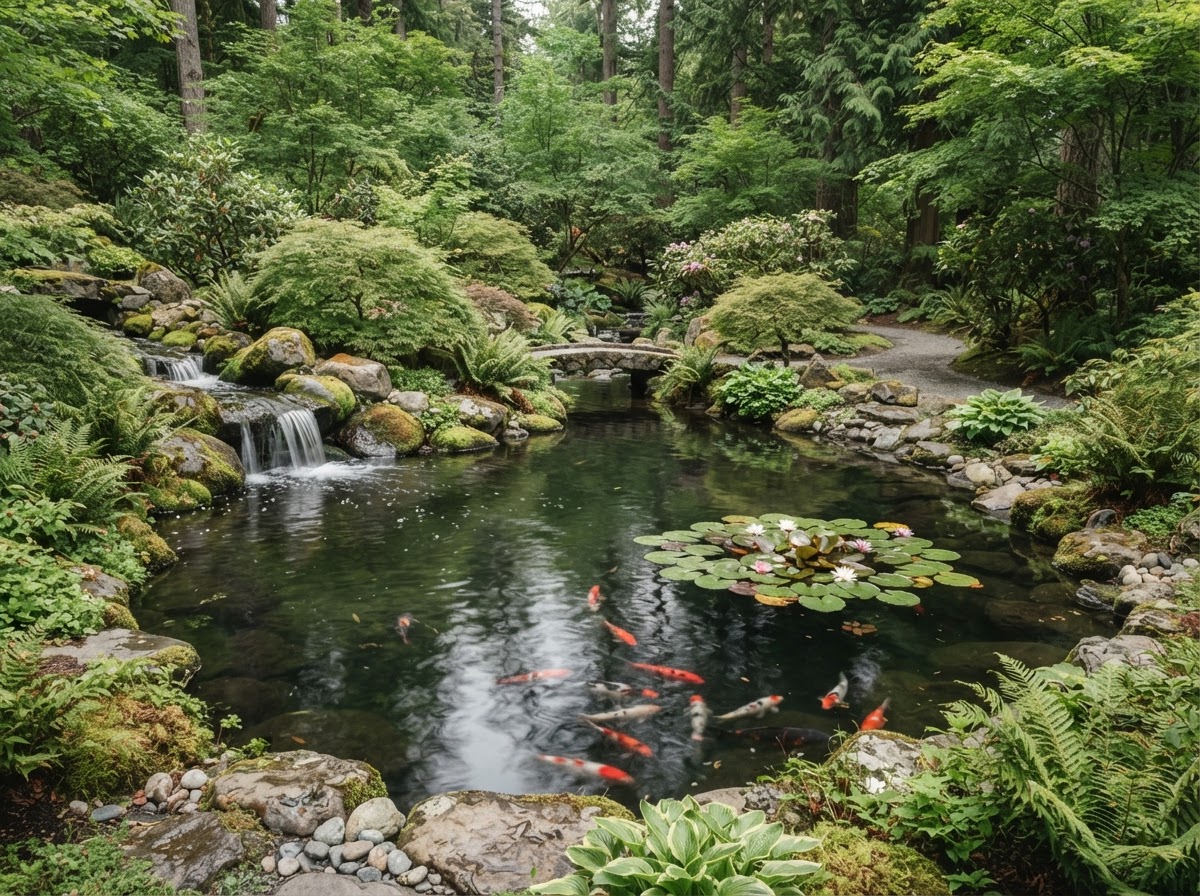 Pond & Water Garden Maintenance performed by M Brothers Aquatech