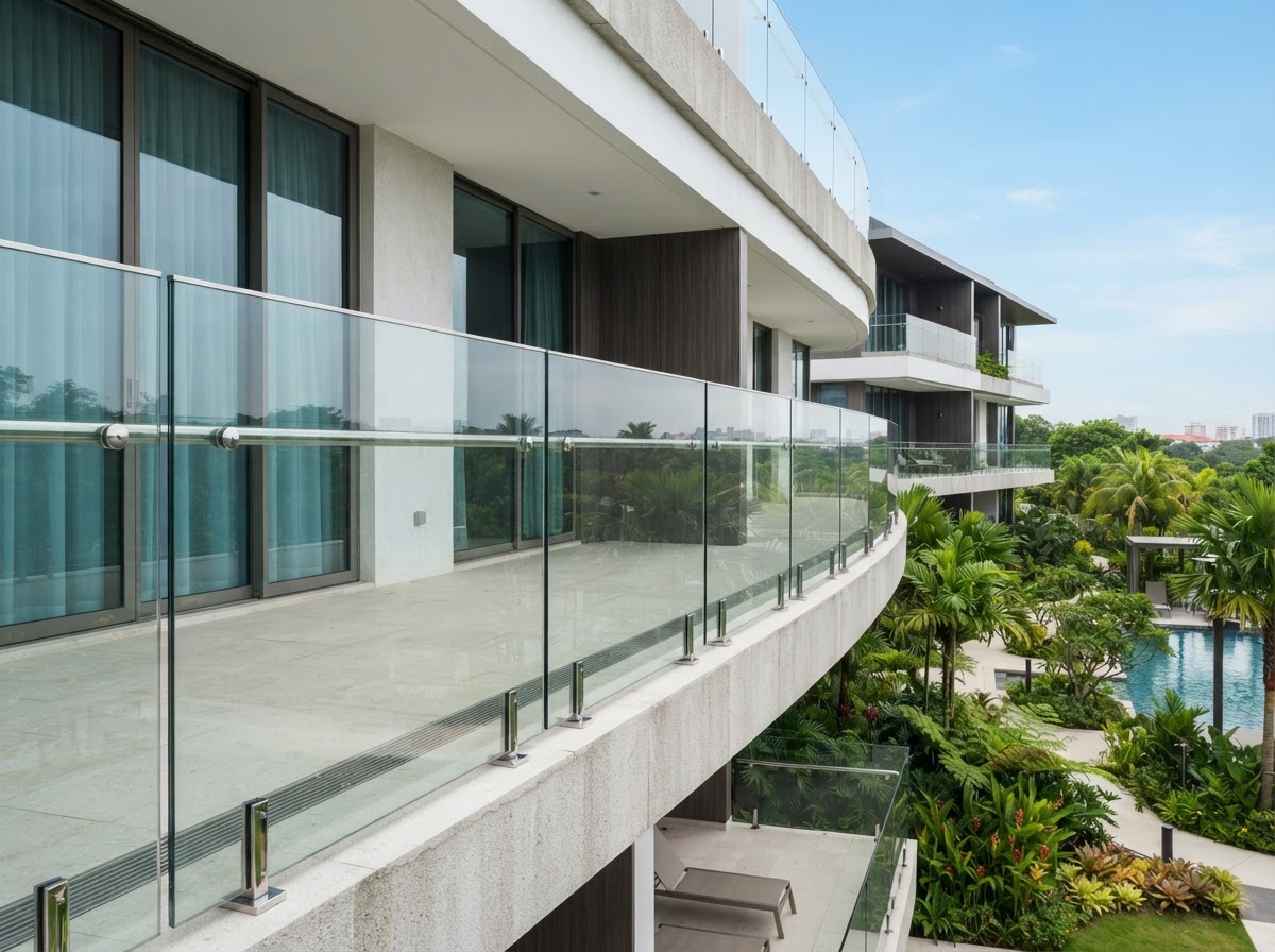 Balcony Glass Railings