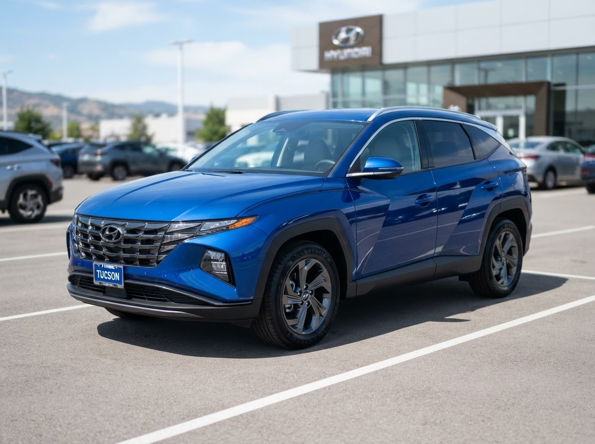 2024 Hyundai Tucson SEL — Serenity White exterior