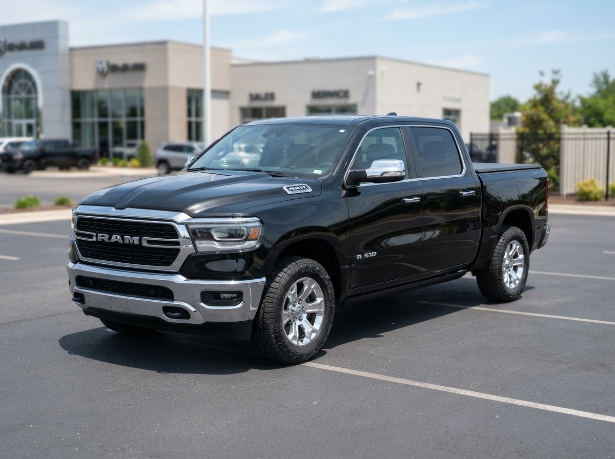 2023 Ram 1500 Rebel 4WD — Diamond Black exterior