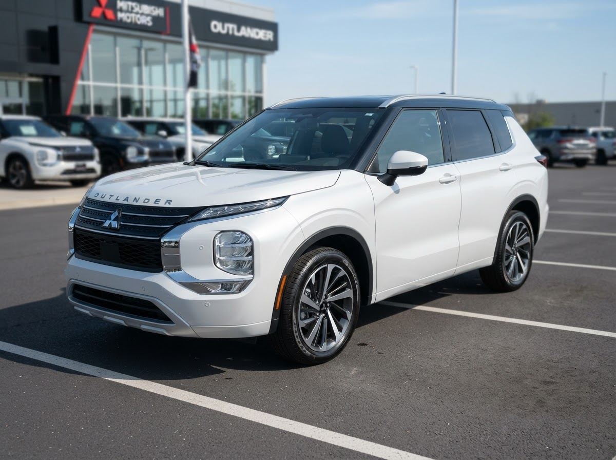 2024 Mitsubishi Outlander PHEV SEL — White Diamond exterior