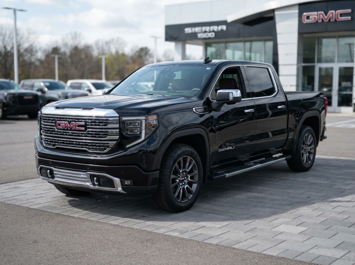 2024 GMC Sierra 1500 SLT 4WD — Onyx Black exterior