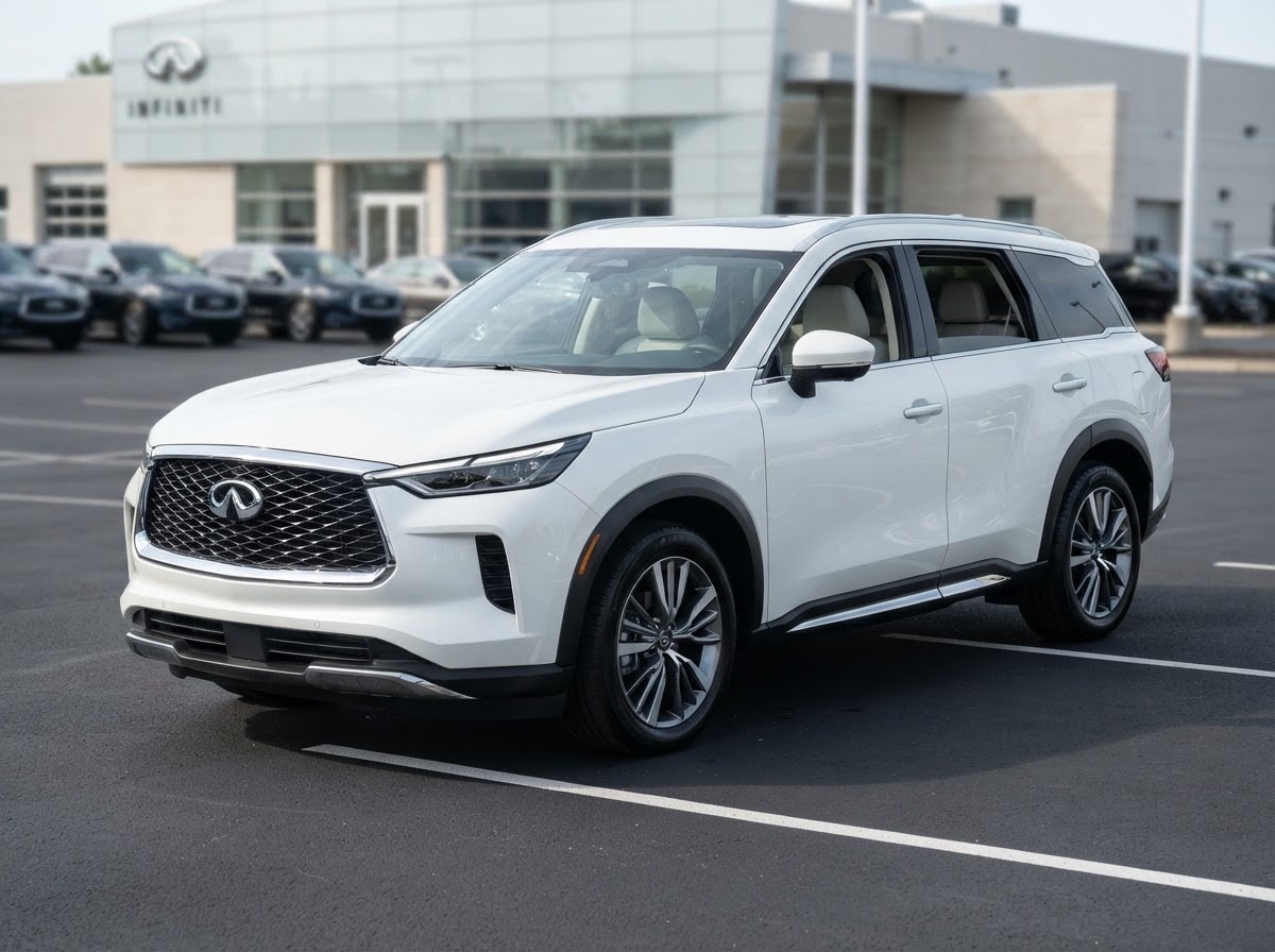 2024 Infiniti QX60 LUXE — Stone Gray exterior