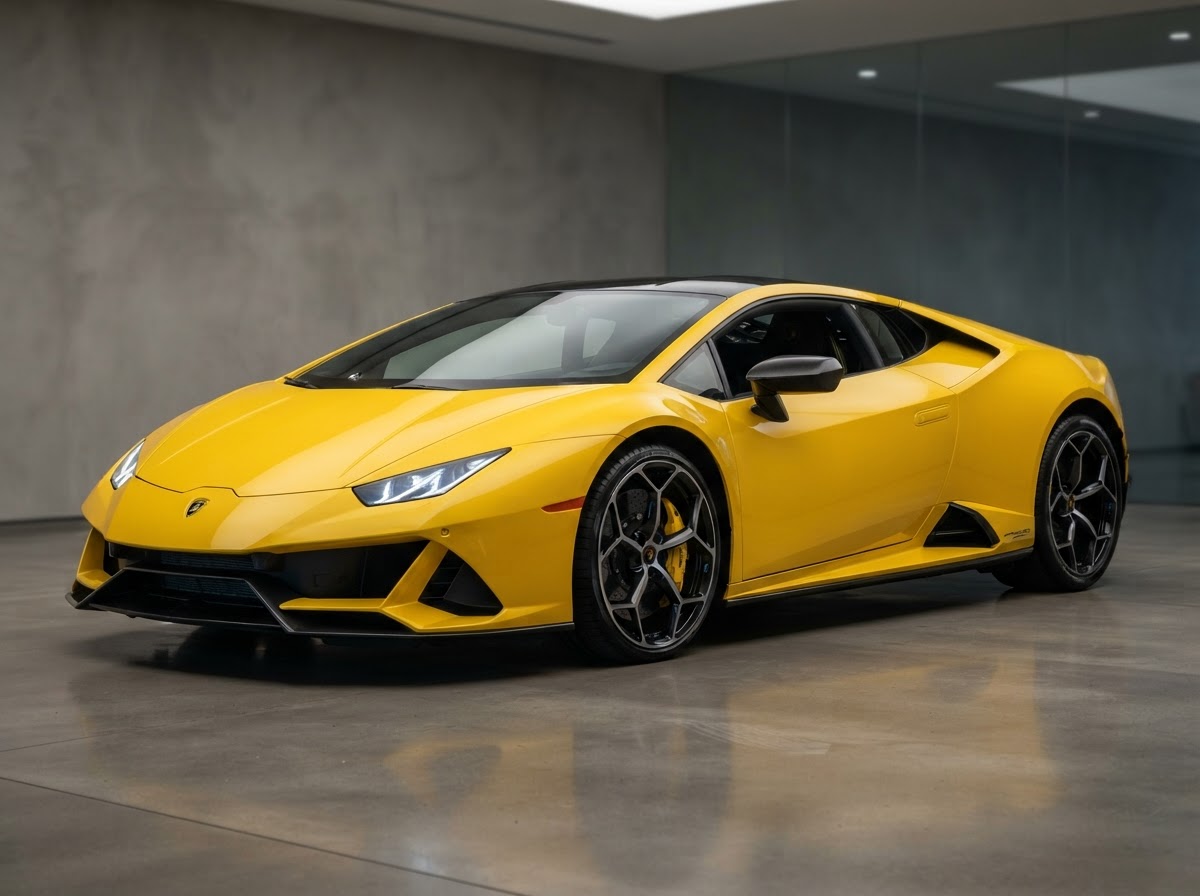 2023 Lamborghini Huracan EVO — Giallo Inti exterior